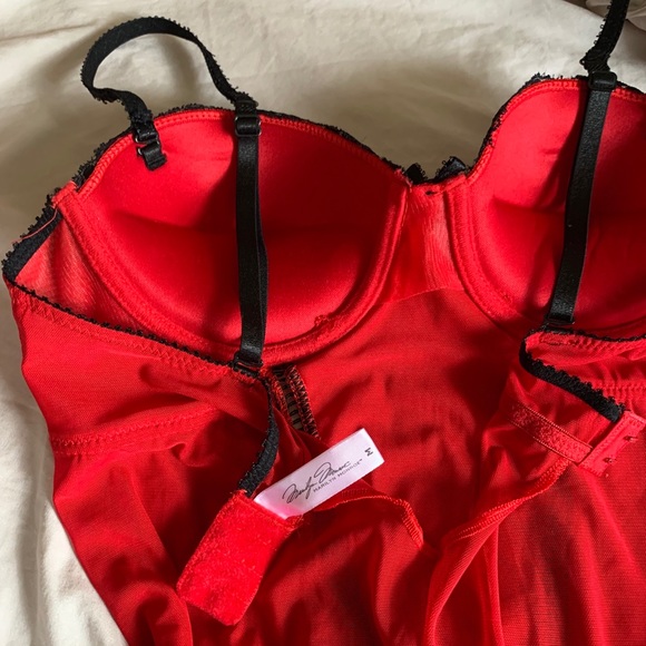 Cherry Red Babydoll Cami - Picture 4 of 4